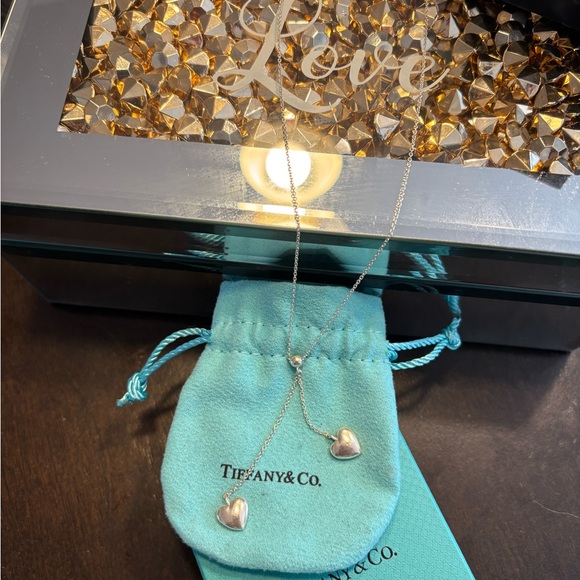 Tiffany & Co. Double Heart Lariat Necklace - Picture 3 of 4